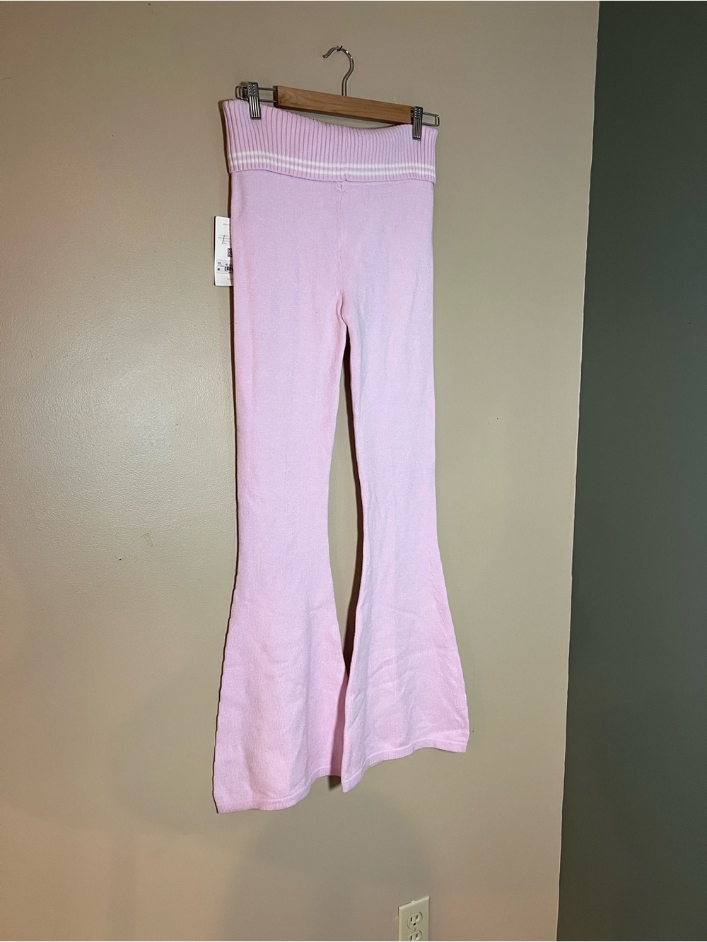 Altard State As Revival Pink Knit Pullover Flared Pants - Picture 4 of 6